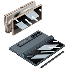 Cargar imagen en el visor de la galería, Magnetic Hinge Pen Box Shockproof Phone Case With Anti-peep Screen Protector For Galaxy Z Fold 6
