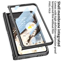 Load image into Gallery viewer, Magnetic Folding Hinge All-inclusive Leather Case With Tempered Film For Google Pixel Fold With Damped folding Bracket - mycasety2023 Mycasety
