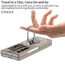 Load image into Gallery viewer, Armor Shockproof Ring Holder Pen Box Phone Case With Screen Protector For Galaxy Z Fold6
