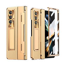 Load image into Gallery viewer, Armor Electroplated Anti-fall Protective Phone Case For Samsung Galaxy Z Fold3/4/5 With Back Screen Glass - Mycasety Mycasety
