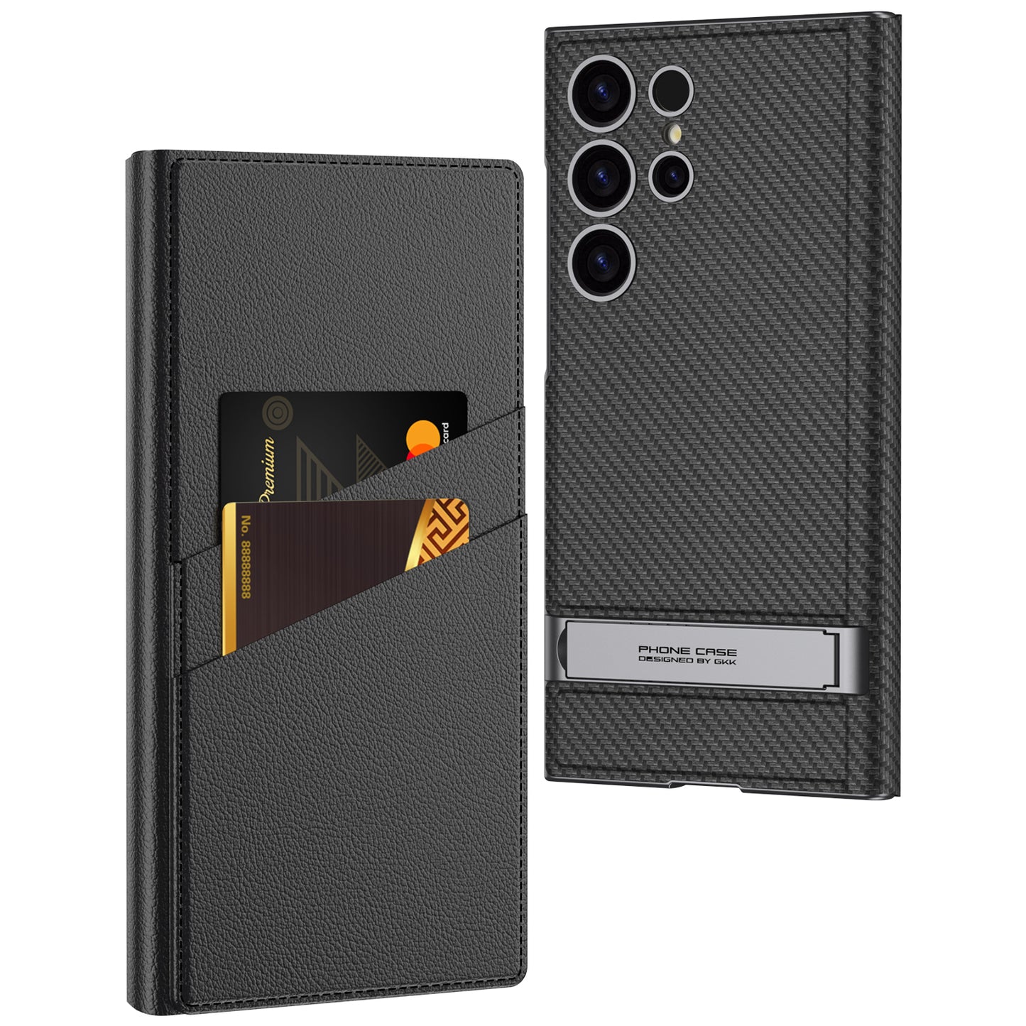 Luxury Leather Cardholder Case With Stand For Samsung S24Ultra S23Ultra