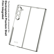 Load image into Gallery viewer, Transparent Electroplating Shockproof Phone Case With Back Screen Protector For Samsung Galaxy Z Fold 6
