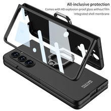 Load image into Gallery viewer, Luxury All-inclusive Ring Holder Phone Case With Back Screen Protector For Galaxy Z Fold 5

