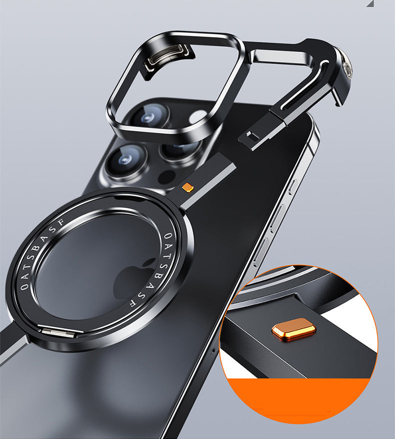 Frameless Metal Z Shell Case For iPhone 15 Series