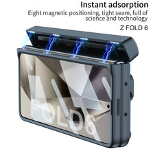 Carregar imagem no visualizador da galeria, Armor Shockproof Ring Holder Pen Box Phone Case With Screen Protector For Samsung Galaxy Z Fold6
