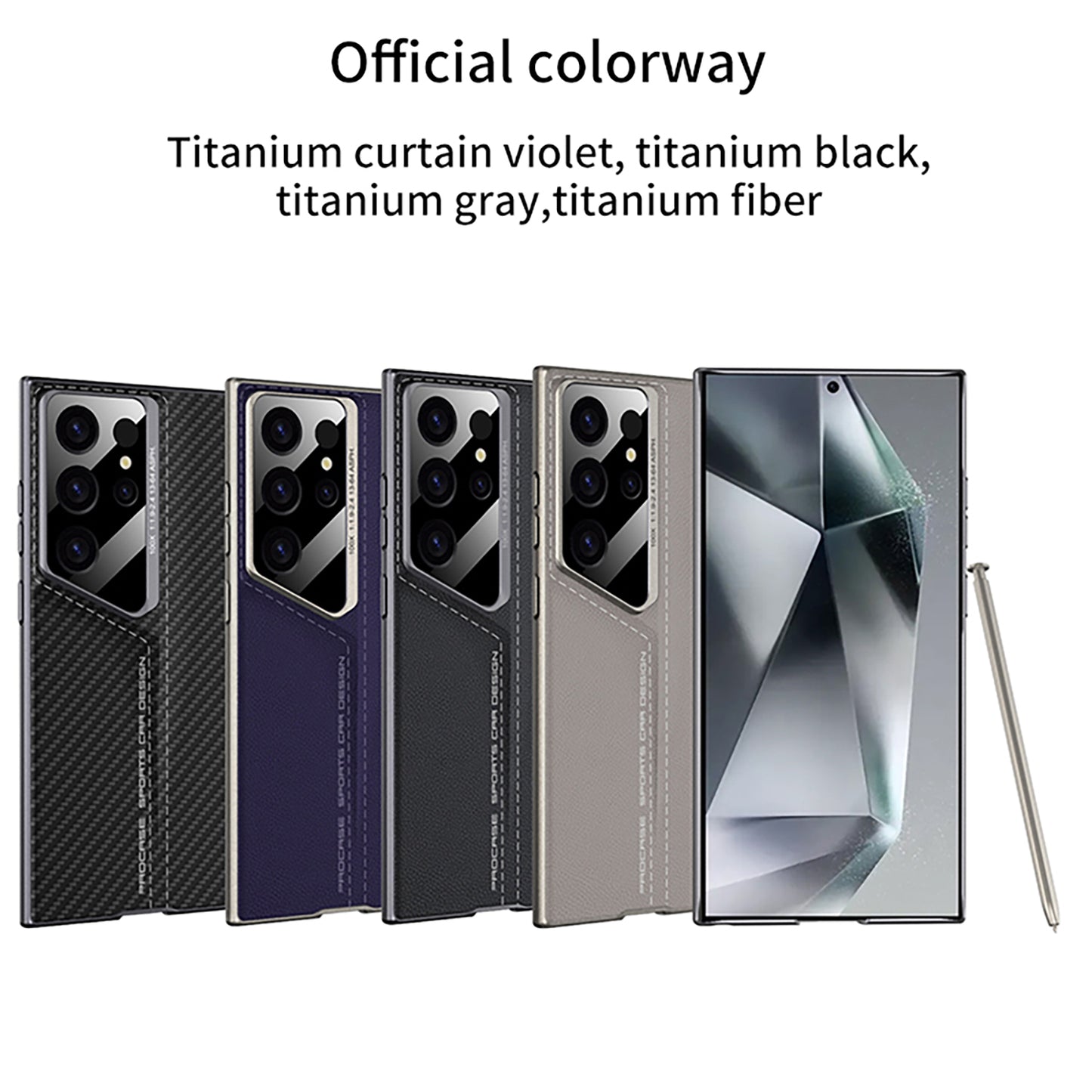 Luxury Leather Case For Samsung S24Ultra S23Ultra