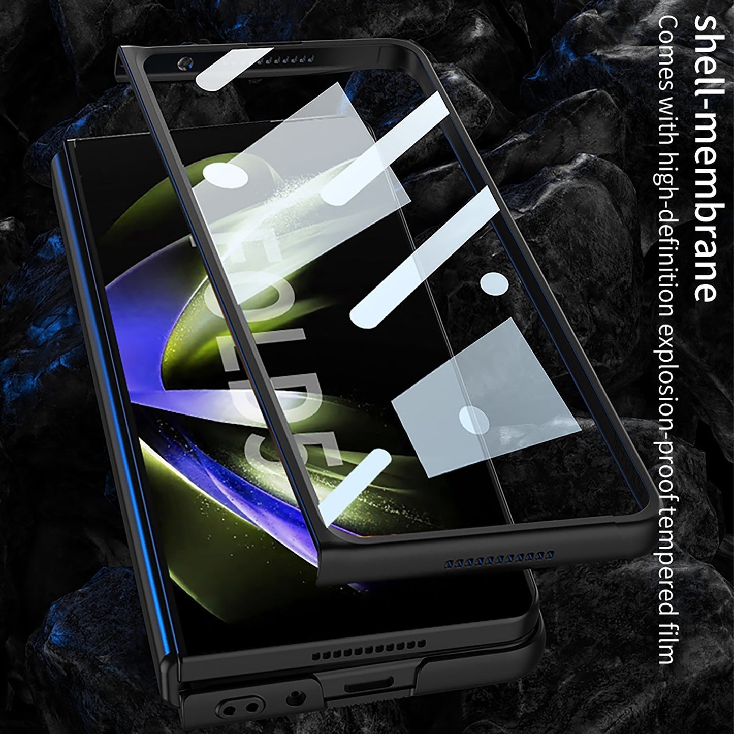 Business Samsung Galaxy Z Fold5 Full Inclusive Leather Case - Mycasety Mycasety