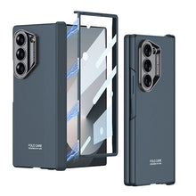 Load image into Gallery viewer, SPORTS DESIGN | Magnetic Hinge Frosted Shockproof Phone Case With Screen Protector For Galaxy Z Fold6
