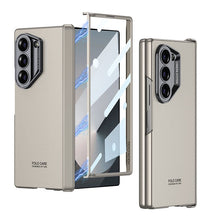 Load image into Gallery viewer, SPORTS DESIGN | Magnetic Hinge Frosted Shockproof Phone Case With Screen Protector For Galaxy Z Fold6
