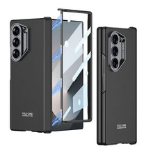 Load image into Gallery viewer, SPORTS DESIGN | Magnetic Hinge Frosted Shockproof Phone Case With Screen Protector For Galaxy Z Fold6
