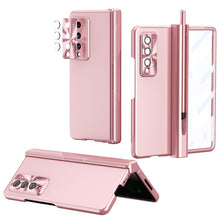 Load image into Gallery viewer, Luxury Magnetic Hinge Pen Holder Full Protection Case For Samsung Galaxy Z Fold3 Fold4 5G With Tempered Glass Film - Mycasety Mycasety
