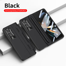 Load image into Gallery viewer, Enhanced Version of Armor Hinge Folding Shell Case For Samsung Galaxy Z Fold3 Fold4 5G With S-Pen Slot &amp; Stylus - Mycasety Mycasety
