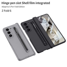 Load image into Gallery viewer, Magnetic Hinge Anti-fall Protective Phone Case With Pen Tray Shell and Film For Galaxy Z Fold6

