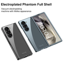 Cargar imagen en el visor de la galería, Transparent Electroplating Shockproof Phone Case For Samsung Galaxy Z Fold 6
