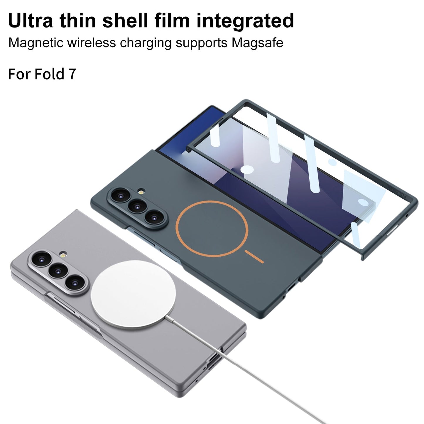 Ultra-thin Magbetic Phone Case With Screen Protector For Galaxy Z Fold7/6