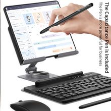 Load image into Gallery viewer, Keyboard Office Bracket For Samsung Galaxy Z Fold4 Fold3 Fold2/1 5G With Stylus And Mouse - Mycasety Mycasety
