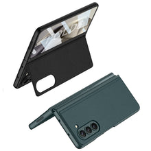 Cargar imagen en el visor de la galería, Luxury Leather Shockproof Phone Case With Back Screen Protector For Samsung Galaxy Z Fold6
