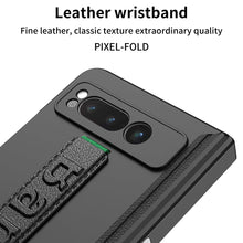 Load image into Gallery viewer, Magnetic Folding All-inclusive Leather Wristband Case With Tempered Film For Google Pixel Fold With Damped Folding Bracket - mycasety2023 Mycasety
