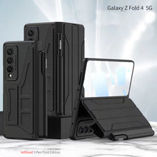 Load image into Gallery viewer, Business Samsung Galaxy Z Fold4 5G Flip Case Leather Cover With Film Detachable S Pen Holder - Mycasety Mycasety
