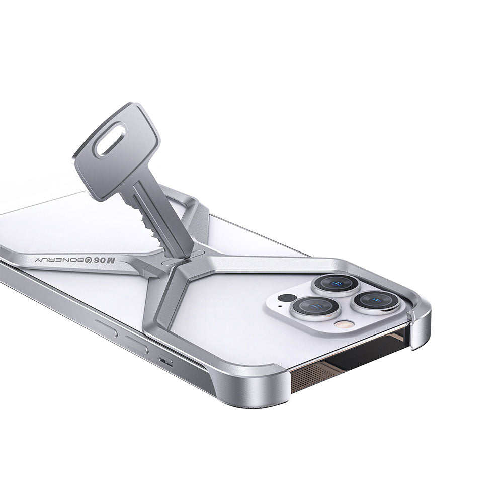 All-round Protection Frameless Aluminum Alloy Phone Case For iPhone