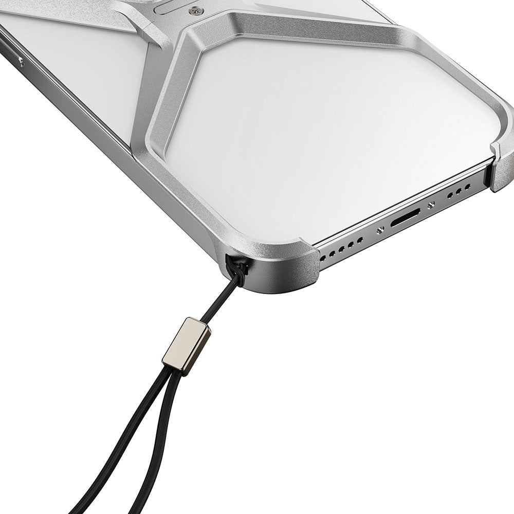 All-round Protection Frameless Aluminum Alloy Phone Case For iPhone