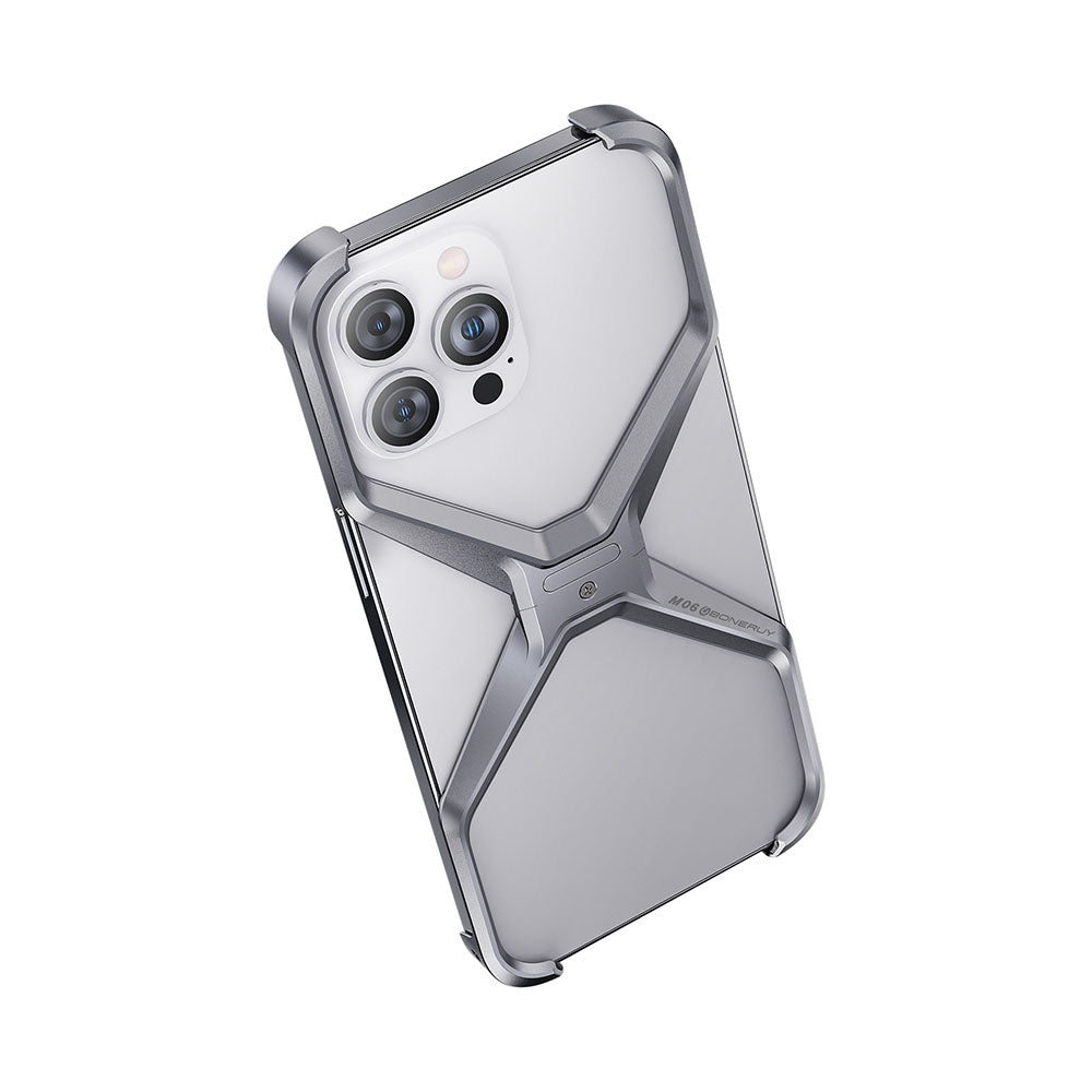 All-round Protection Frameless Aluminum Alloy Phone Case For iPhone