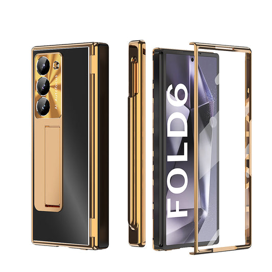 Aluminum Alloy Electroplating Shockproof Phone Case For Galaxy Z Fold 7/6/5/4/3