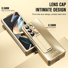 Cargar imagen en el visor de la galería, Frosted Electroplating Shockproof Phone Case With Front Screen Protector &amp; Bracket For Galaxy Z Fold6/5/4/3
