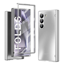 Load image into Gallery viewer, Electroplating Shockproof Phone Case With Back Screen Protector Film For Galaxy Z Fold 7/6/5/4/3
