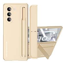 Load image into Gallery viewer, Pen Tray And Bracket 2 in 1 Shockproof Phone Case With Stylus &amp; Screen Protector For Galaxy Z Fold 6/5/4
