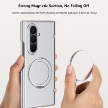 Load image into Gallery viewer, Luxurious Magnetic Ring Holder Phone Case For Galaxy Z Fold 7
