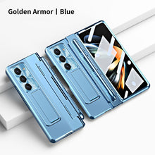 Load image into Gallery viewer, Armor Electroplated Anti-fall Protective Phone Case For Samsung Galaxy Z Fold3/4/5 With Back Screen Glass - Mycasety Mycasety
