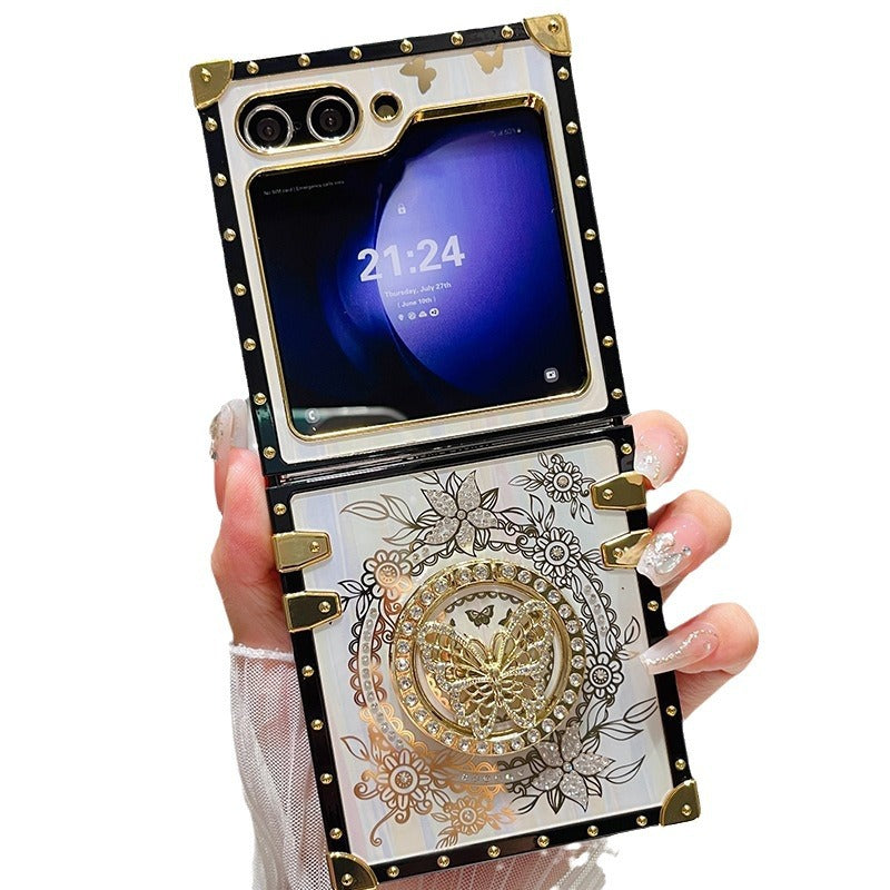 All-included Shockproof Phone Case For Samsung Galaxy Flip 5/4/3 With Stand