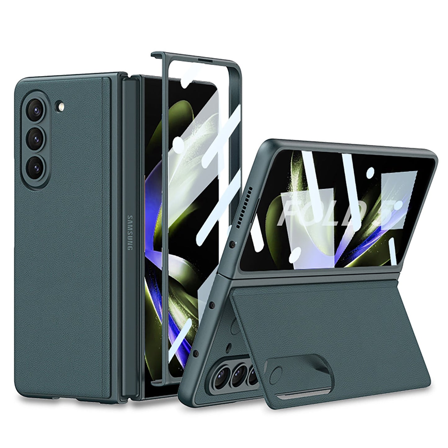Business Samsung Galaxy Z Fold5 Full Inclusive Leather Case - Mycasety Mycasety