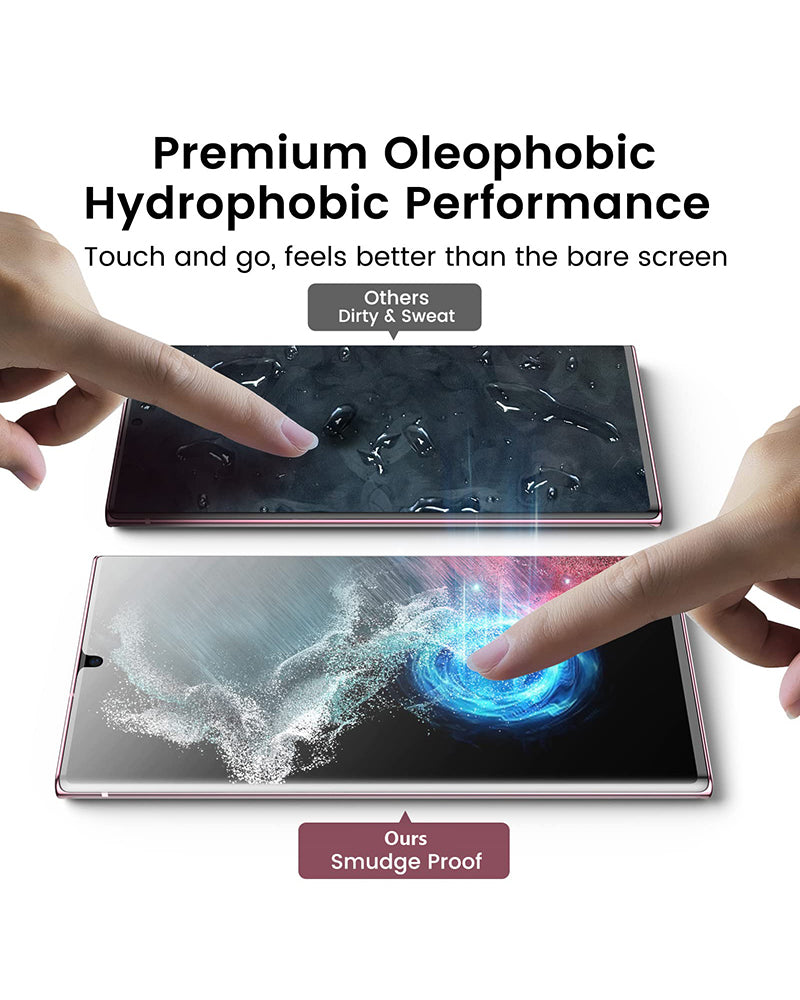 EZ-Fit Screen Protector Film with Installation Box for Galaxy S23Ultra / S22Ultra / 21Ultra