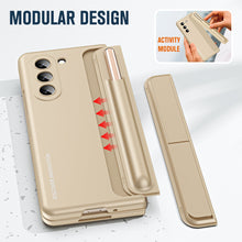 Carregar imagem no visualizador da galeria, Pen Tray And Bracket 2 in 1 Shockproof Phone Case With Stylus &amp; Screen Protector For Galaxy Z Fold 6/5/4
