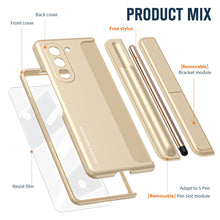 Charger l&#39;image dans la galerie, Pen Tray And Bracket 2 in 1 Shockproof Phone Case With Stylus &amp; Screen Protector For Galaxy Z Fold 6/5/4
