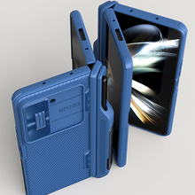 Load image into Gallery viewer, Galaxy Z Fold5 CamShield Full Protection Phone Case With S Pen Slot and Stand
