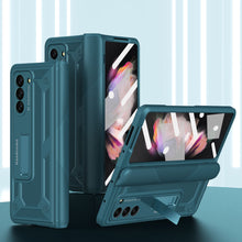 Cargar imagen en el visor de la galería, 360 All Inclusive Samasung Galaxy Z Fold5 Fold4 Fold3 Case With Hinge Lid &amp; Kick-stand - Mycasety Mycasety
