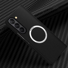 Lade das Bild in den Galerie-Viewer, Luxurious Carbon Fiber Shockproof Galaxy Z Fold Phone Case
