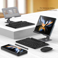 Load image into Gallery viewer, Keyboard Office Bracket For Samsung Galaxy Z Fold4 Fold3 Fold2/1 5G With Stylus And Mouse - Mycasety Mycasety
