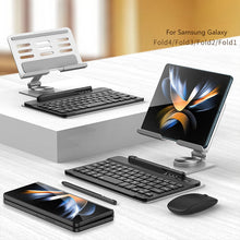 Load image into Gallery viewer, Keyboard Office Bracket For Samsung Galaxy Z Fold4 Fold3 Fold2/1 5G With Stylus And Mouse - Mycasety Mycasety
