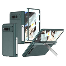 Load image into Gallery viewer, Magnetic Luxury Leather All-inclusive Invisible Bracket Phone Case For Google Pixel Fold

