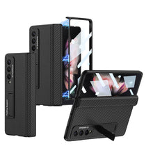 Load image into Gallery viewer, Magnetic Hinge Invisible Bracket All-included Protective Leather Phone Case For Samsung Galaxy Z Fold 5/4/3 - Mycasety Mycasety
