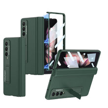 Load image into Gallery viewer, Magnetic Hinge Invisible Bracket All-included Protective Leather Phone Case For Samsung Galaxy Z Fold 5/4/3 - Mycasety Mycasety
