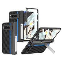 Load image into Gallery viewer, Magnetic All-inclusive Leather Case With Tempered Film For Google Pixel Fold With Invisible Bracket - mycasety2023 Mycasety

