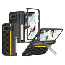 Load image into Gallery viewer, Magnetic All-inclusive Leather Case With Tempered Film For Google Pixel Fold With Invisible Bracket - mycasety2023 Mycasety
