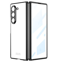 Cargar imagen en el visor de la galería, Transparent Electroplating Shockproof Phone Case With Back Screen Protector For Samsung Galaxy Z Fold 6
