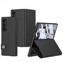 Load image into Gallery viewer, Luxurious Leather Cover Shockproof Phone Case With Screen Protector For Galaxy Z Fold 6/7
