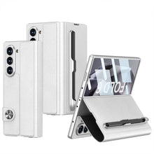 Load image into Gallery viewer, Luxurious Leather Cover Shockproof Phone Case With Screen Protector and Pen Slot For Galaxy Z Fold6
